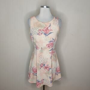 Match Made in USA Floral Mini Dress Sleeveless